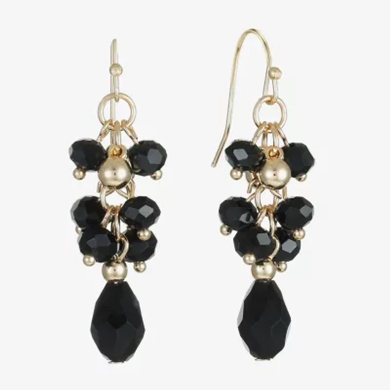 Mixit Gold Tone Womens Drop Earrings