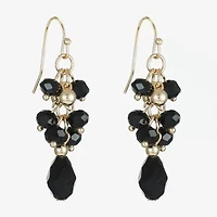 Mixit Gold Tone Womens Drop Earrings