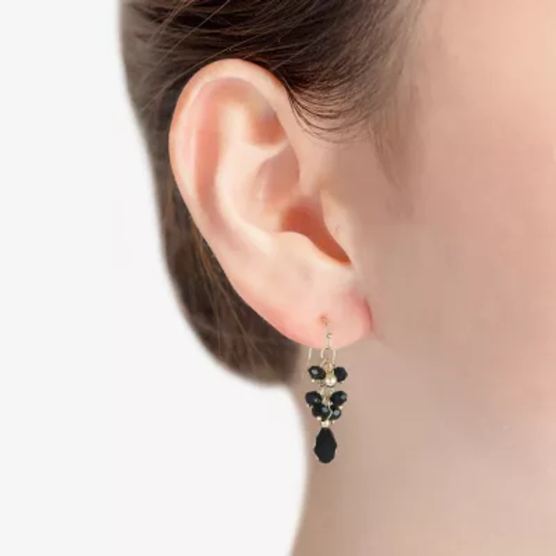 Mixit Gold Tone Womens Drop Earrings