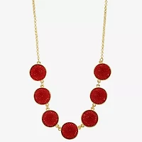 Mixit Gold Tone Womens 17 Inch Collar Necklace