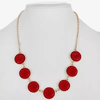 Mixit Gold Tone Womens 17 Inch Collar Necklace