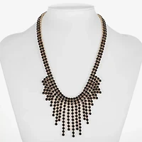 Mixit Gold Tone Womens 17 Inch Statement Necklace