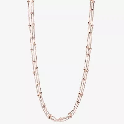 Liz Claiborne Layered Womens Inch Strand Necklace