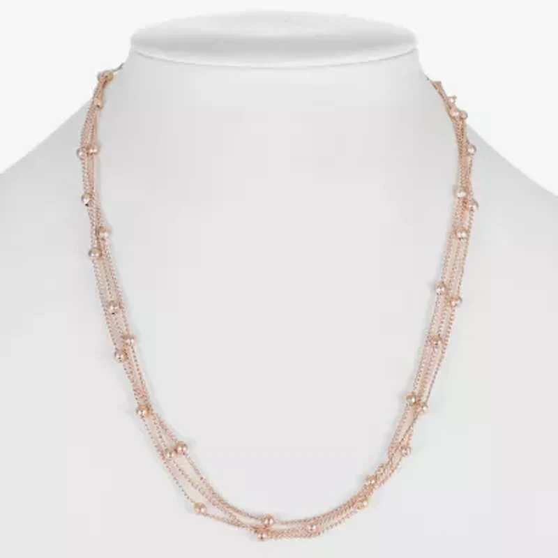 Liz Claiborne Layered Womens Inch Strand Necklace