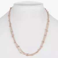 Liz Claiborne Layered Womens Inch Strand Necklace