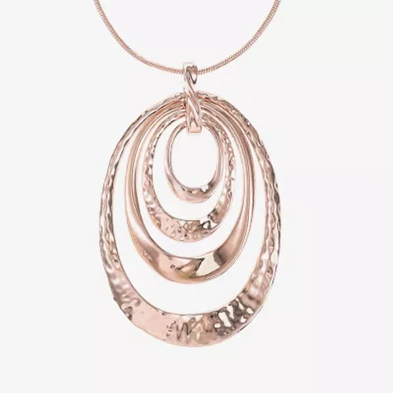 Liz Claiborne Pendant Necklace And Drop Earring Womens 2-pc. Jewelry Set