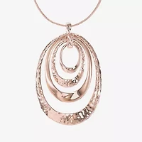 Liz Claiborne Pendant Necklace And Drop Earring Womens 2-pc. Jewelry Set