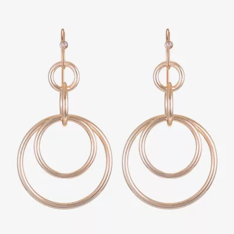 Liz Claiborne Orbital Womens Drop Earrings
