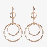 Liz Claiborne Orbital Womens Drop Earrings