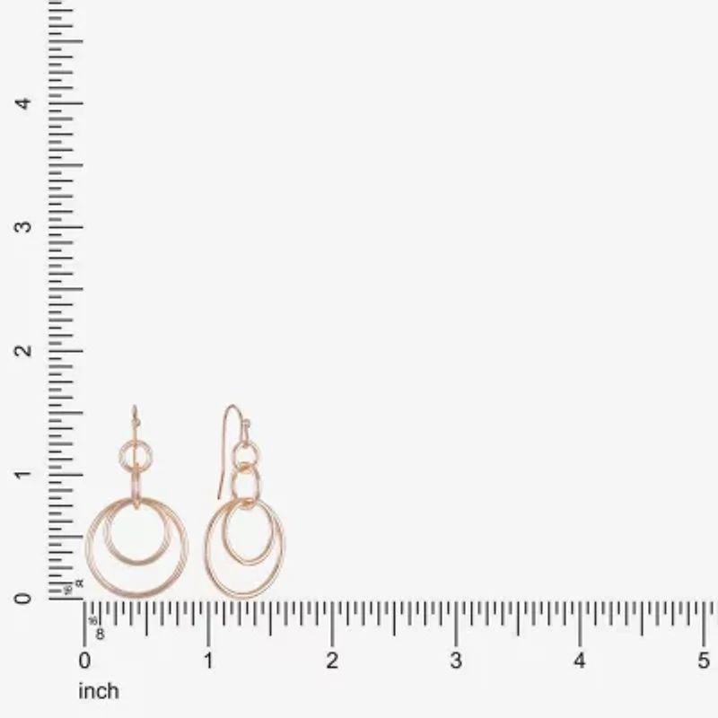 Liz Claiborne Orbital Womens Drop Earrings