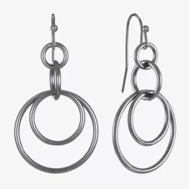 Liz Claiborne Orbital Womens Drop Earrings