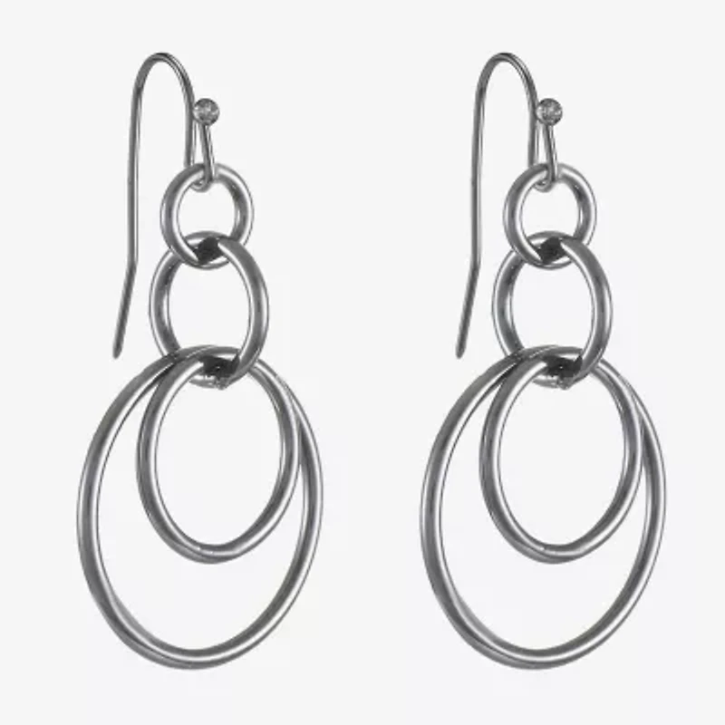 Liz Claiborne Orbital Womens Drop Earrings