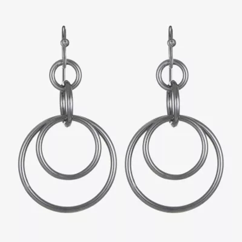 Liz Claiborne Orbital Womens Drop Earrings