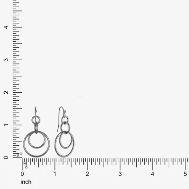 Liz Claiborne Orbital Womens Drop Earrings