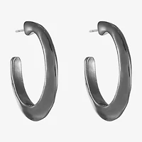 Liz Claiborne Open Womens 35mm Hypoallergenic Hoop Earrings