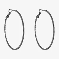 Liz Claiborne Large Womens 50mm Hypoallergenic Hoop Earrings
