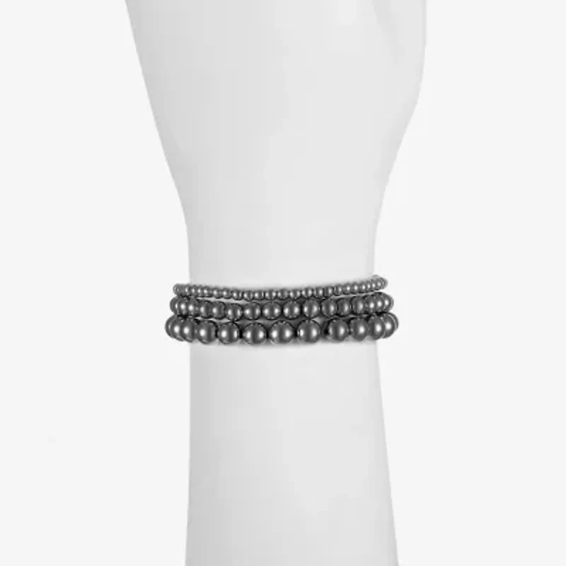 Liz Claiborne 3 Row Womens Stretch Bracelet