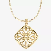 Liz Claiborne Pendant Necklace And Drop Earring Womens 2-pc. Jewelry Set