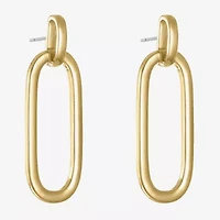 Liz Claiborne Doorknocker Womens Hypoallergenic Drop Earrings