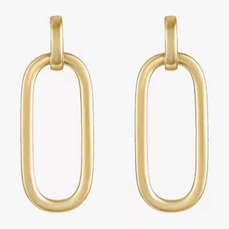 Liz Claiborne Doorknocker Womens Hypoallergenic Drop Earrings