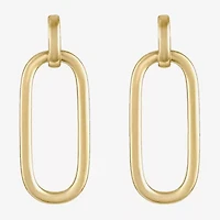 Liz Claiborne Doorknocker Womens Hypoallergenic Drop Earrings