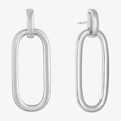 Liz Claiborne Doorknocker Womens Hypoallergenic Drop Earrings