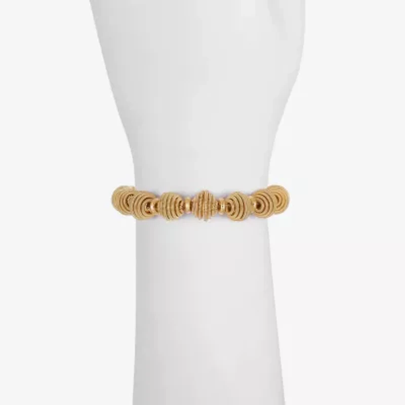 Monet Jewelry Womens Round Stretch Bracelet