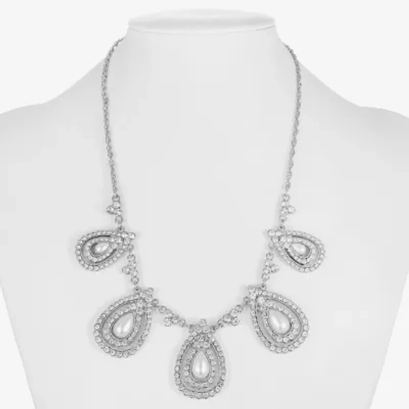 Monet Jewelry Timeless Womens 18 Inch Statement Necklace