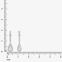 Monet Jewelry Timeless Womens Glass Simulated Pearl Hypoallergenic Drop Earrings