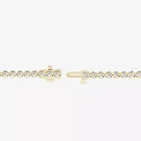 H-I/ I1) Womens CT. T.W. Lab Grown White Diamond 10K Gold 7.25 Inch Tennis Bracelet