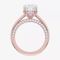G-H / Vs2-Si1) Womens / CT. T.W. Lab Grown White Diamond 14K Rose Gold Solitaire Engagement Ring
