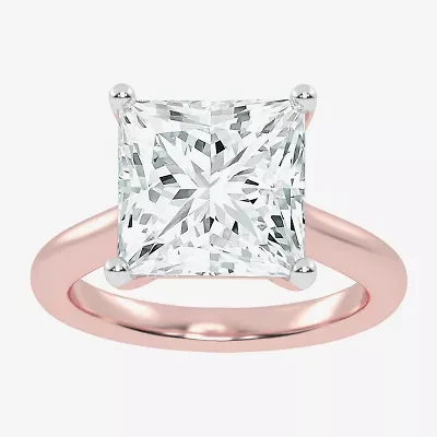 G-H / Vs2-Si1) Womens / Ct. T.W. Lab Grown White Diamond 14K Rose Gold Solitaire Engagement Ring