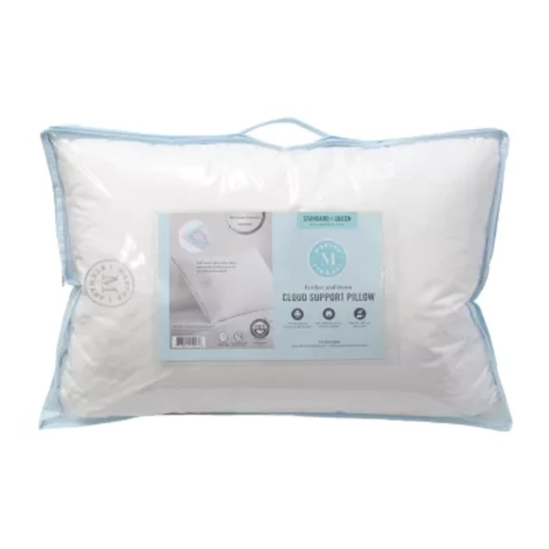Martha Stewart Feather & Down Cloud Support Pillow