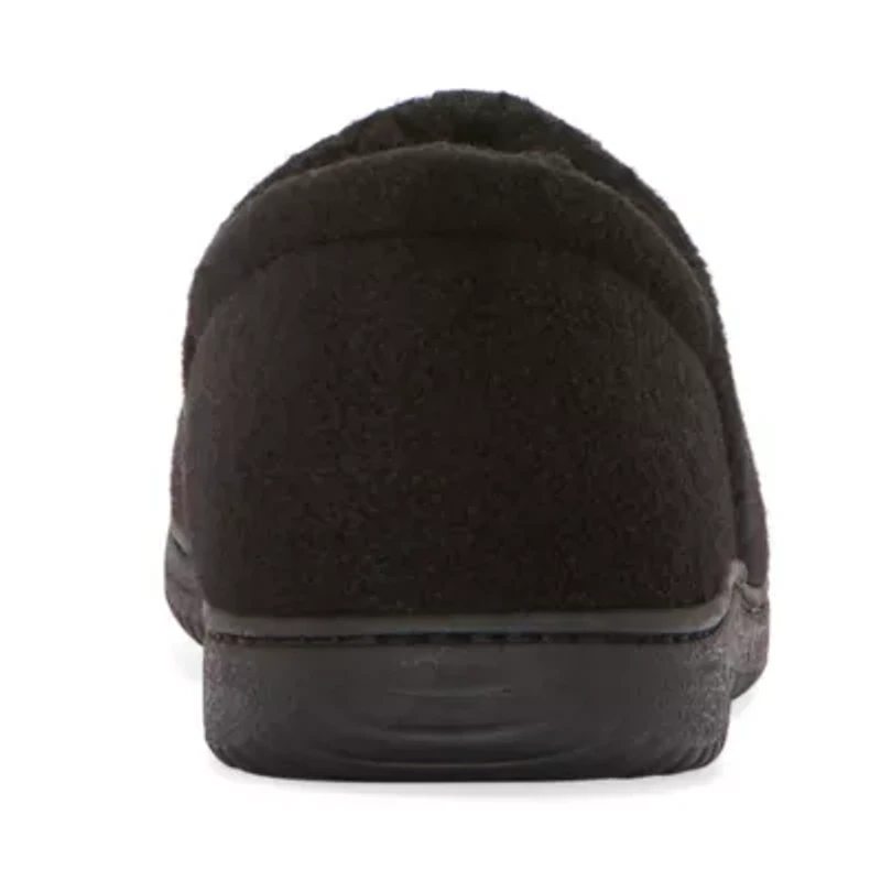 St. John's Bay Suede Scuff Mens Memory Foam Clog Slippers