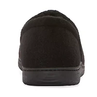 St. John's Bay Suede Scuff Mens Memory Foam Clog Slippers