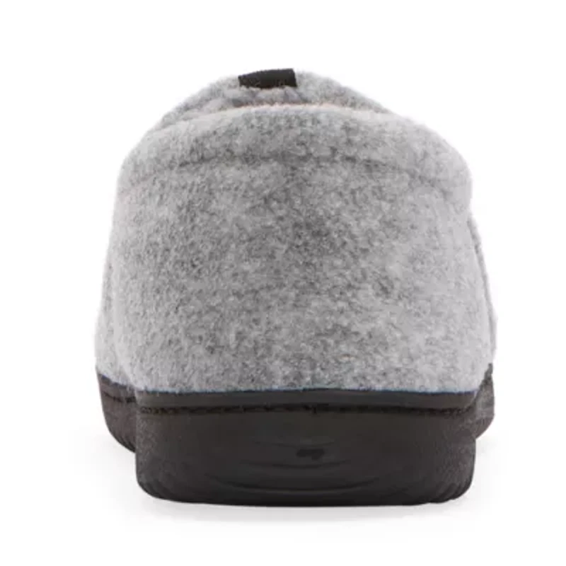 St. John's Bay Suede Scuff Mens Memory Foam Clog Slippers