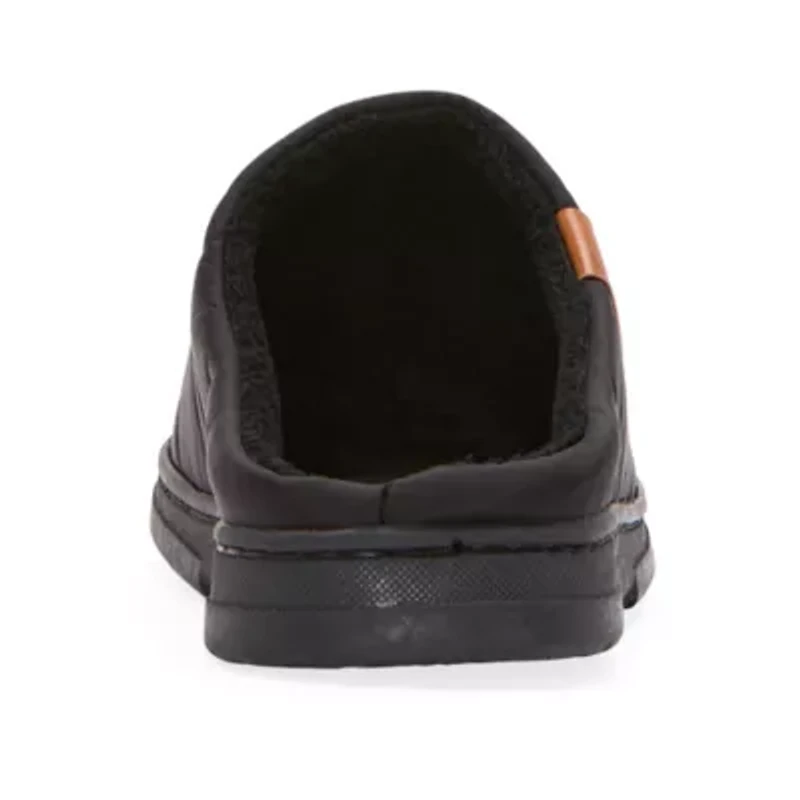 St. John's Bay Puffer Scuff Mens Memory Foam Slip-On Slippers