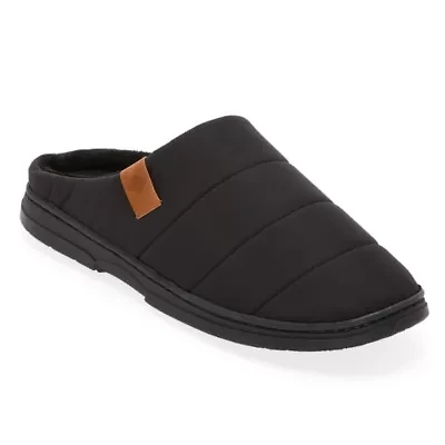 St. John's Bay Puffer Scuff Mens Memory Foam Slip-On Slippers