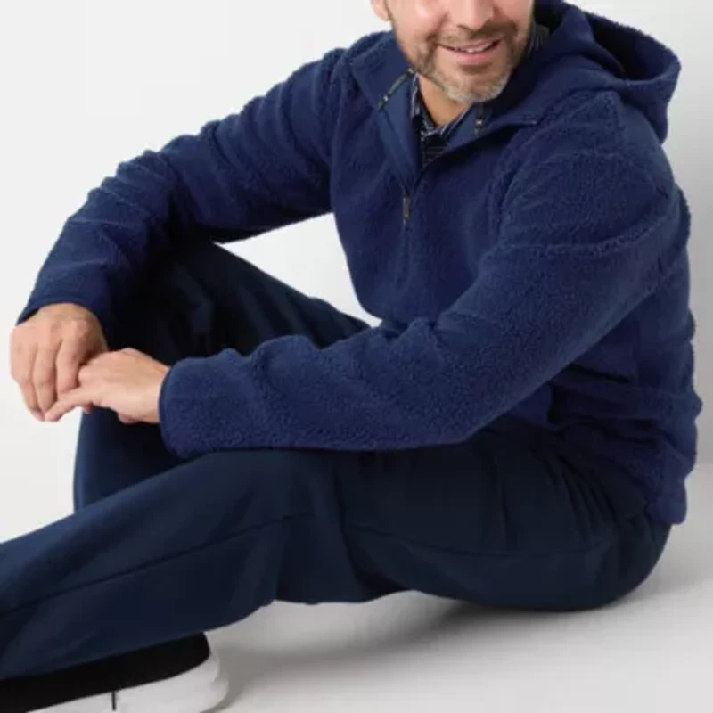 Xersion Sherpa Mens Long Sleeve Zipper Active Hoodie