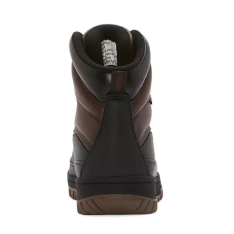 St. John's Bay Mens Hatley Flat Heel Lace Up Boots