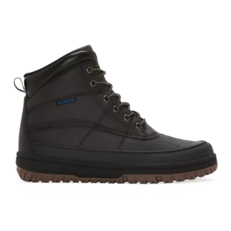 St. John's Bay Mens Hatley Flat Heel Lace Up Boots