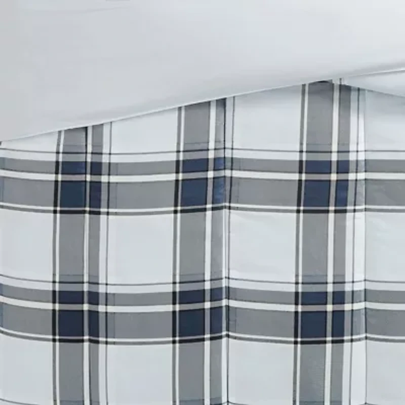 London Fog Nottingham Plaid Midweight Comforter Set