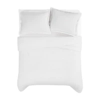 Brooklyn Loom Flax Linen 3-pc. Midweight Comforter Set