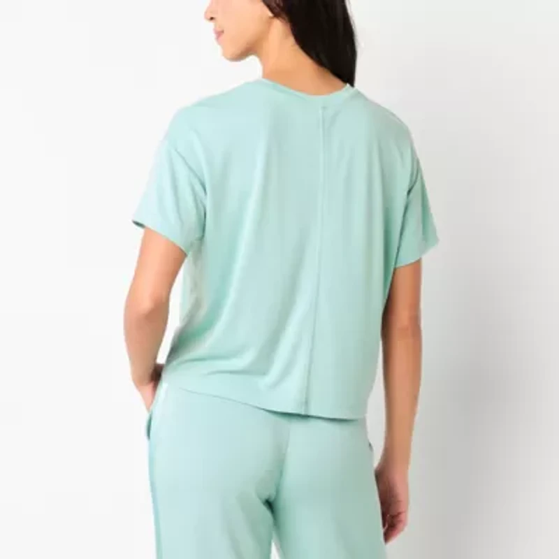 Stylus Womens Crew Neck Short Sleeve T-Shirt