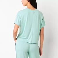 Stylus Womens Crew Neck Short Sleeve T-Shirt