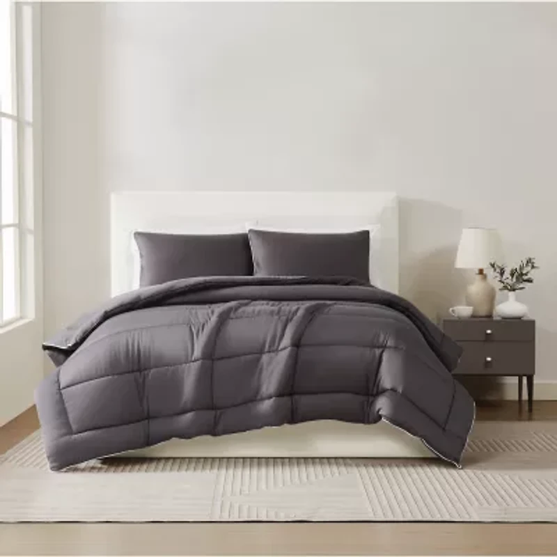Christian Siriano New York Cotton Sateen Midweight Comforter Set