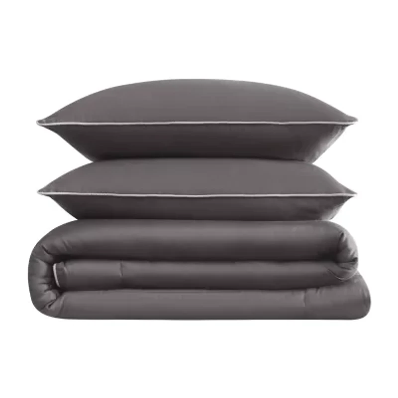 Christian Siriano New York Cotton Sateen Midweight Comforter Set