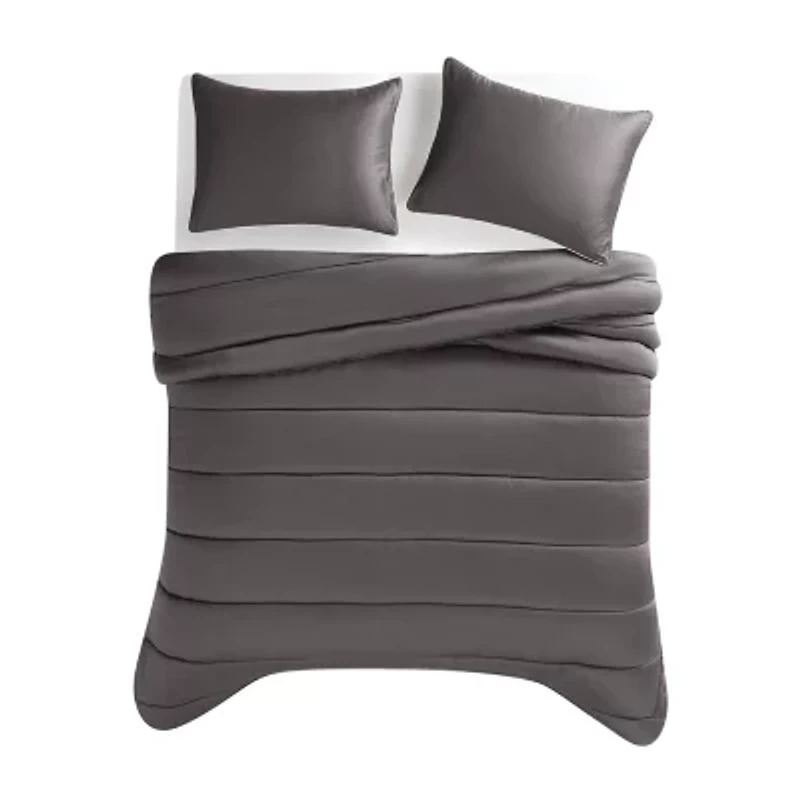 Christian Siriano New York Cotton Sateen Midweight Comforter Set