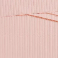 Brooklyn Loom Solid Cotton Percale Quilt Set