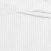 Brooklyn Loom Solid Cotton Percale Quilt Set